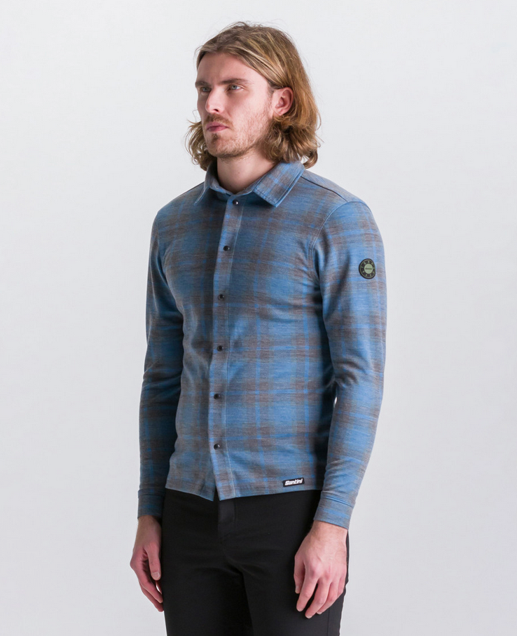 DYLAN - CAMICIA MANICA LUNGA GRAVEL